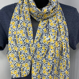 Floral Chiffon Scarf
