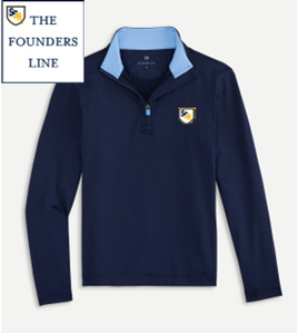 Boys Solid Quarter Zip