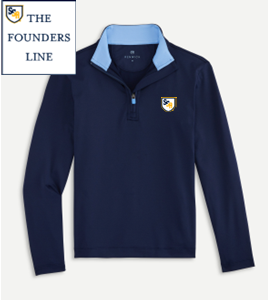 Boys Solid Quarter Zip