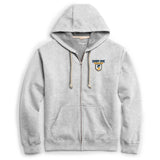 Embroidered S-Logo & Wordmark League Essential Fleece Zip Hood