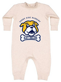 Blue the Bulldog Rabbit Skins Infant Fleece One-Piece