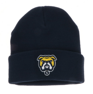 Embroidered Bulldog Legacy Youth Cuff Beanie