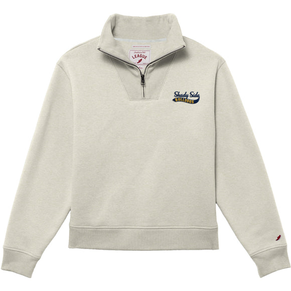 League Women's 1991 Ribbed Neck Quarter-Zip