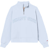 Diana Mock Neck Pastel Quarter Zip
